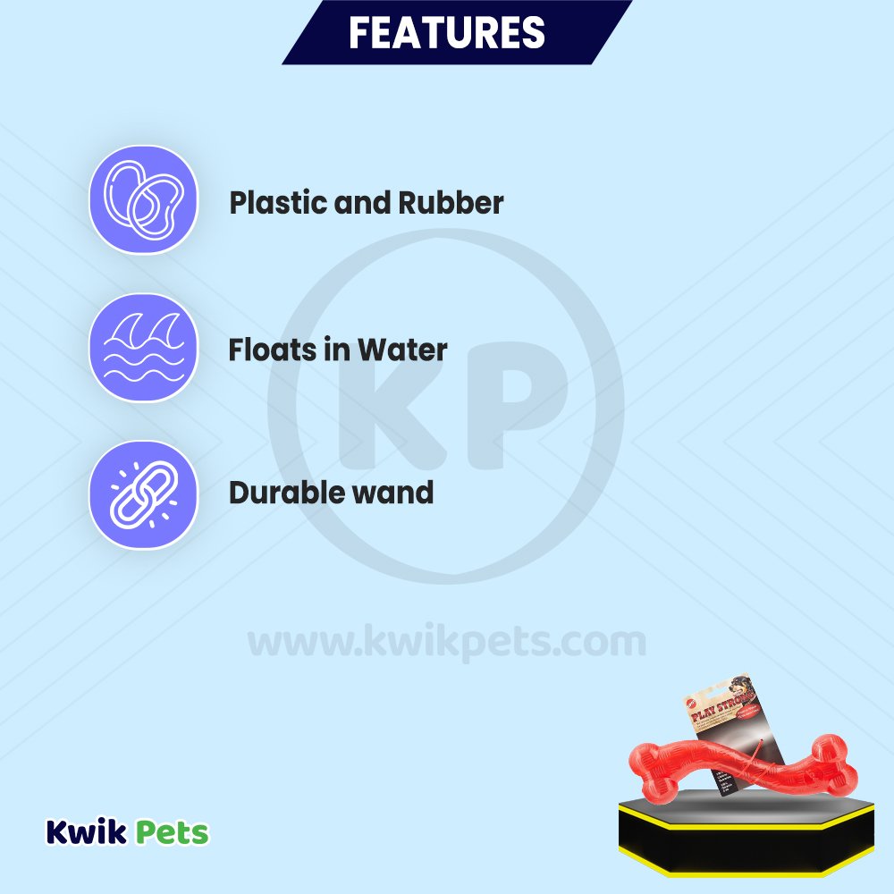 Spot Play Strong Dog Toy Stick 12-in