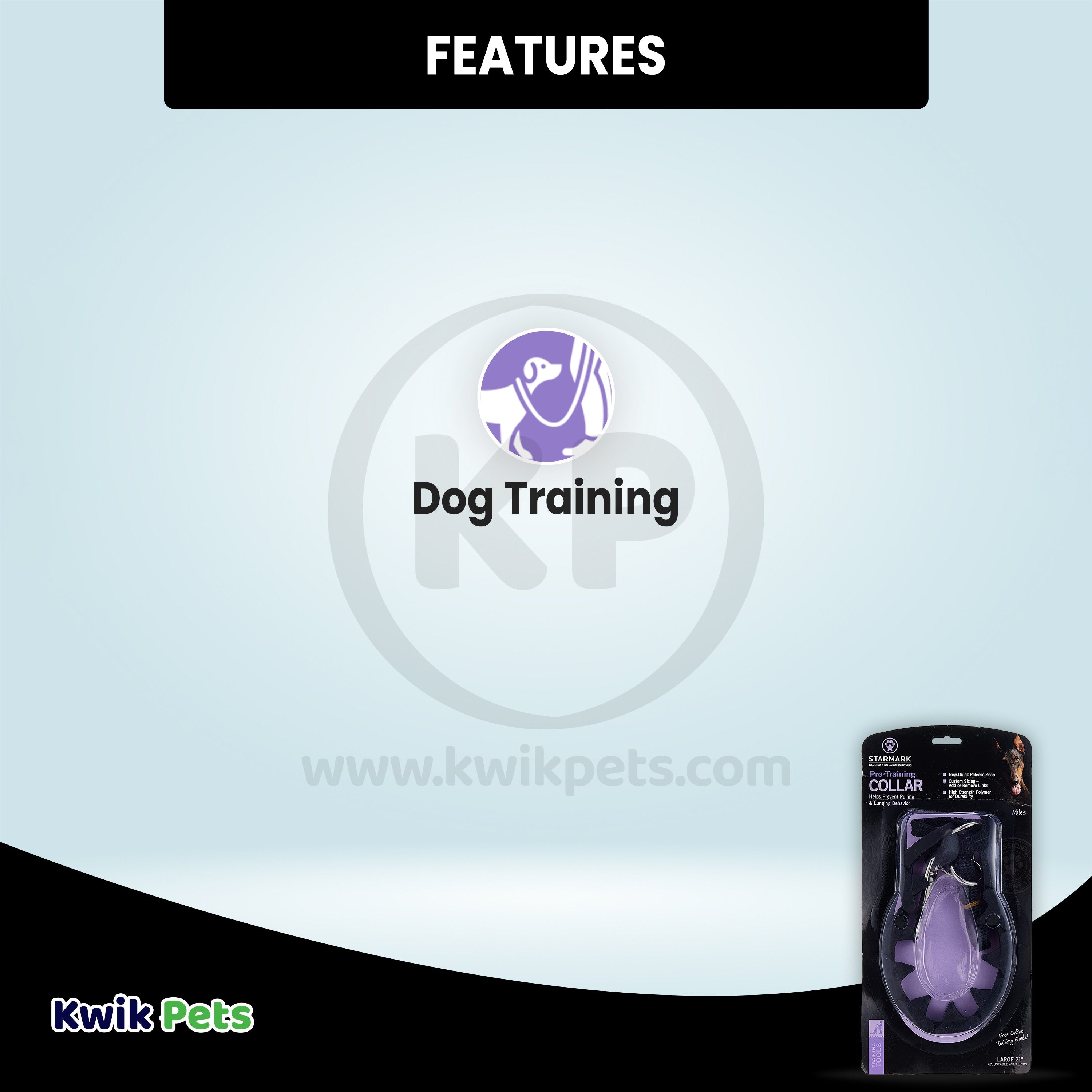 Starmark Pro-Training Dog Collar Black 21-in Large