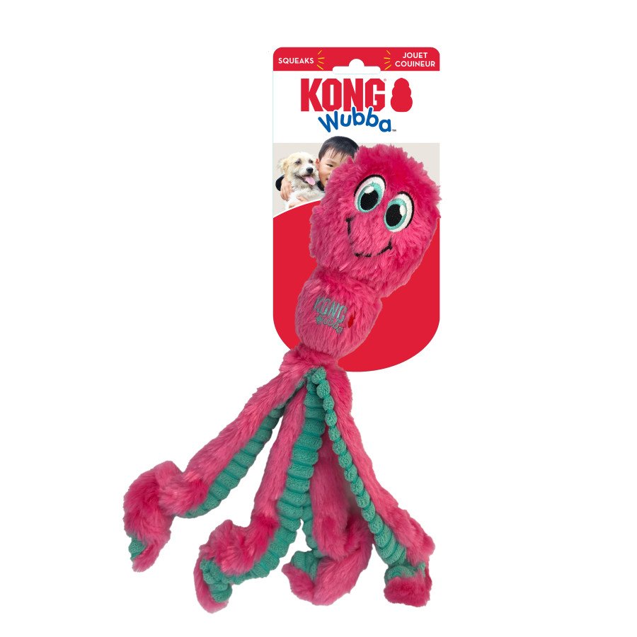 KONG Wubba Octopus Dog Toy Assorted Large
