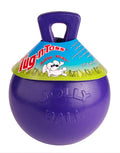 Jolly Pet Tug-n-Toss Dog Toy Purple Medium 6-in