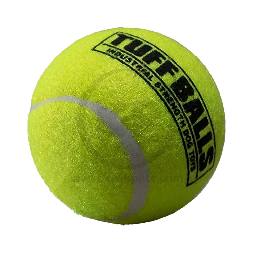 Petsport USA Tuff Ball Dog Toy Yellow 2.5-in