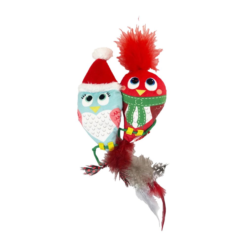 KONG Holiday Pull-A-Partz Cat Toy Luvs Bird One Size