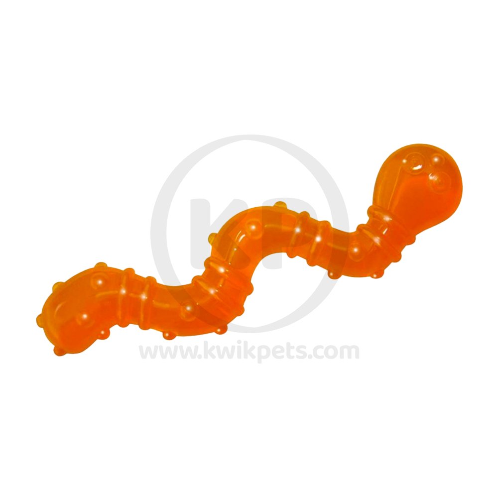 Petstages ORKAKat Catnip Infused Wiggle Worm Cat Toy Orange One Size