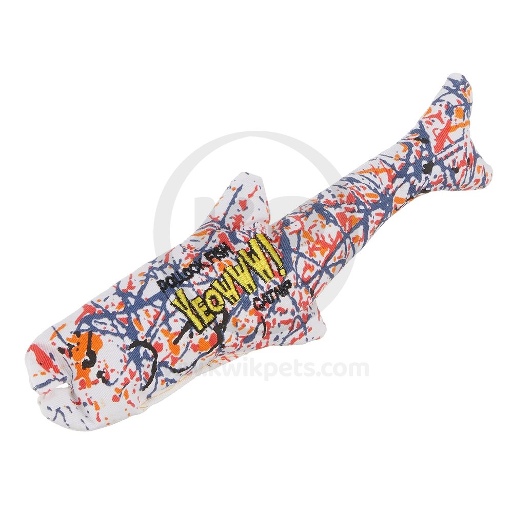 Yeowww! Pollock Fish Catnip Cat Toy Multicolor 11-in
