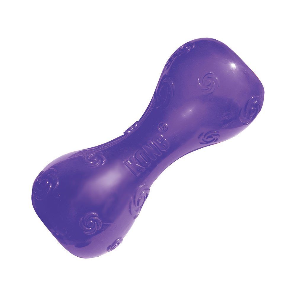 KONG Squeezz Dumbbell Dog Toy Assorted Large