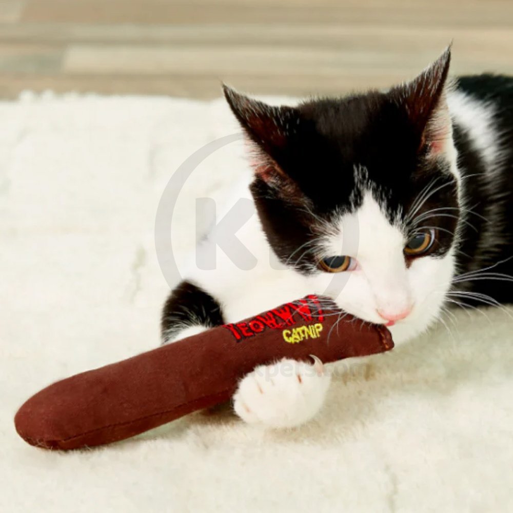 Yeowww! Cigars Catnip Cat Toy Brown 7-in