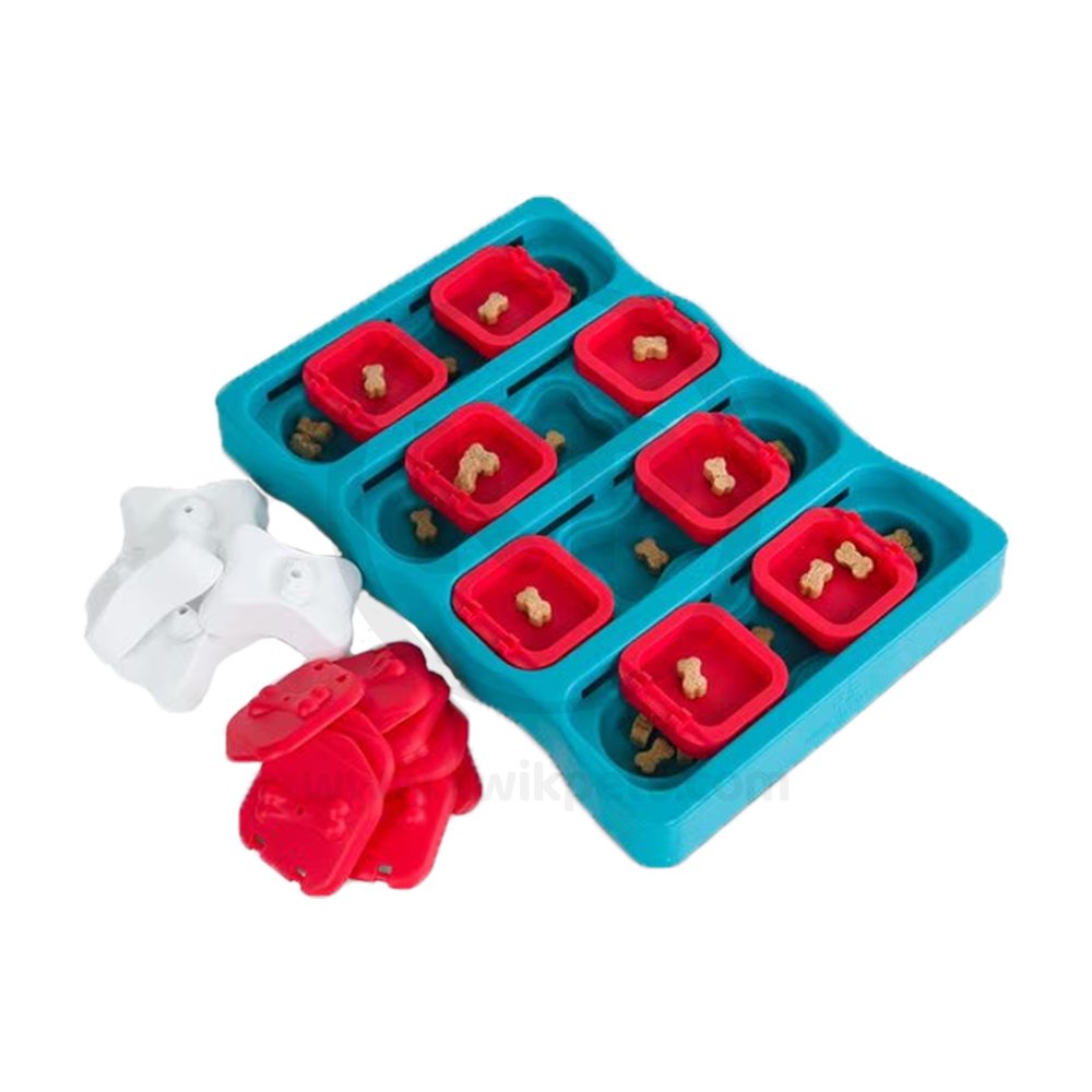 Nina Ottosson Brick Interactive Dog Toy Blue Large