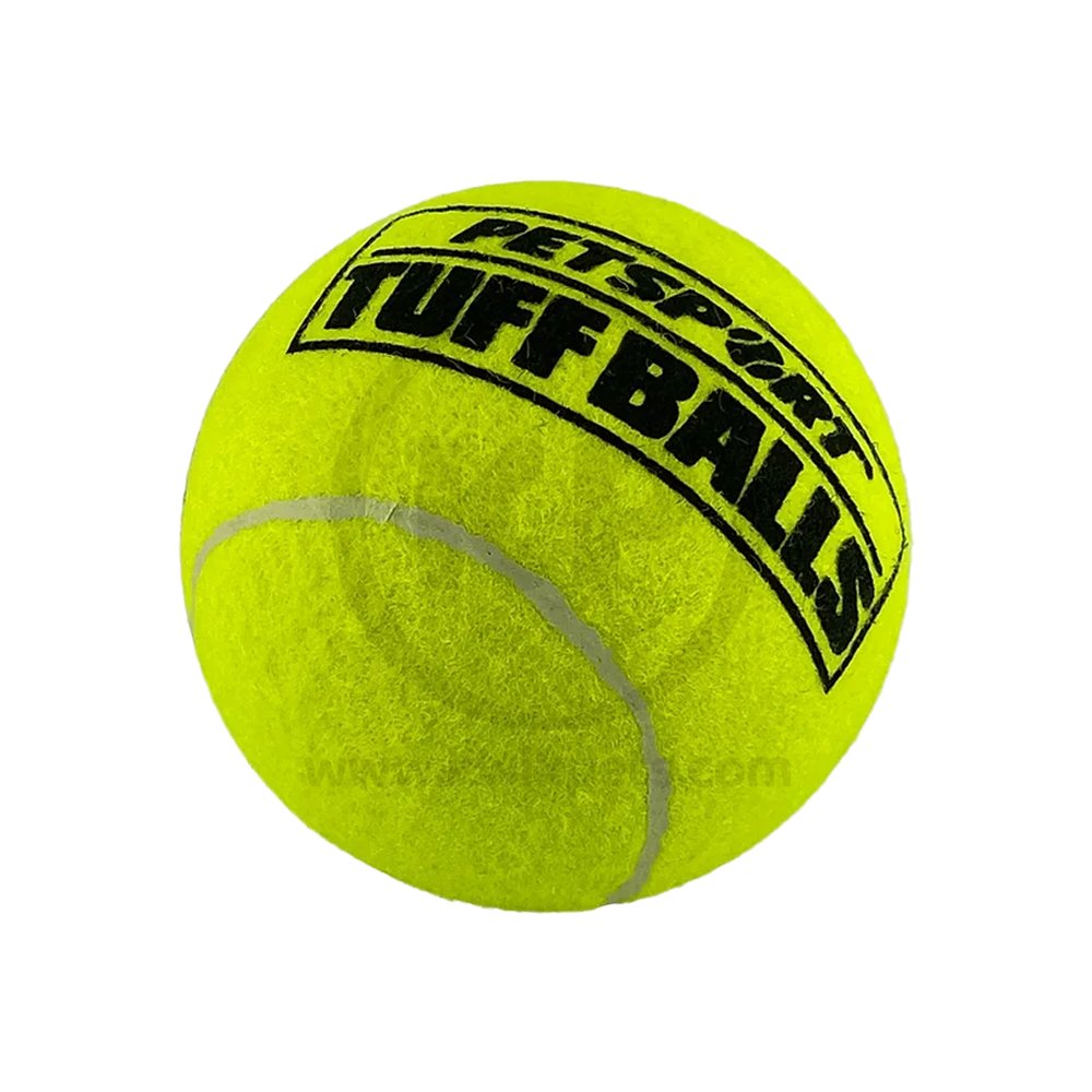 Petsport USA Giant Tuff Ball Dog Toy Yellow 4-in