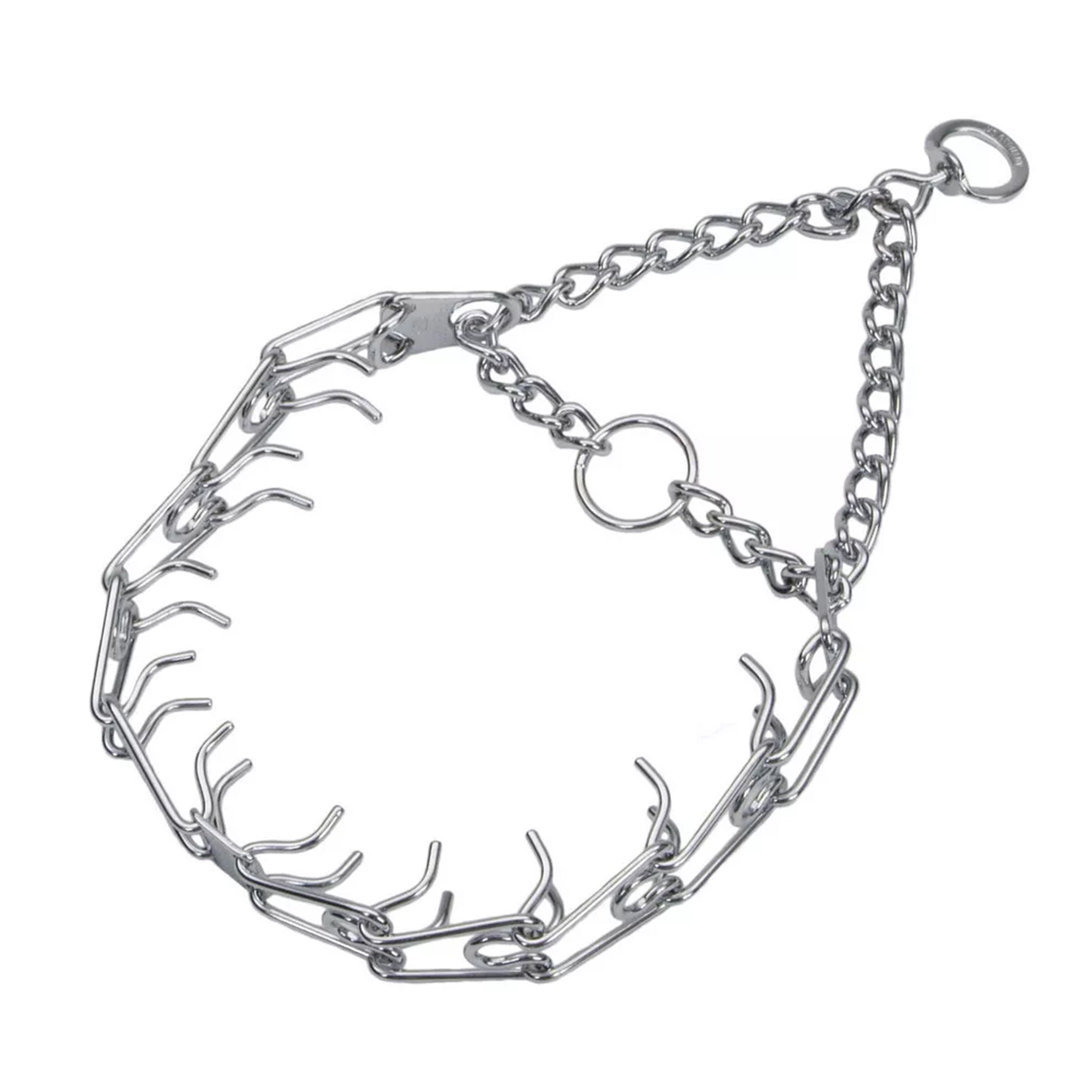 Herm Sprenger Ultra Plus Dog Prong Training Collar 22-in Neck 3.8-mm Wide