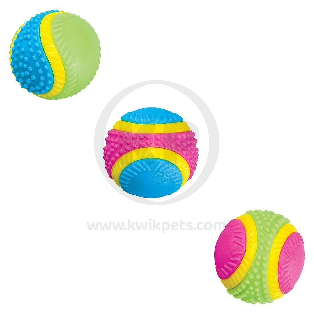 Spot Sensory Ball Dog Toy Assorted Medium 3.25-in