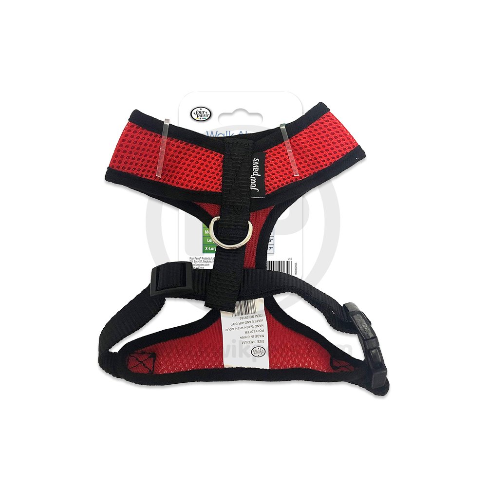 Four Paws Comfort Control Dog Harness Red Medium
