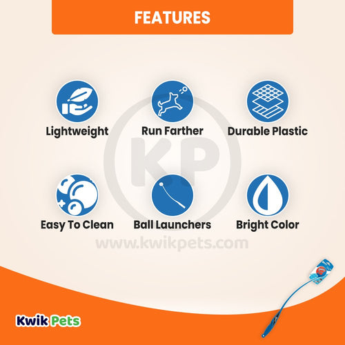 Chuckit! Sport Launcher Dog Toy Assorted Medium 25-in