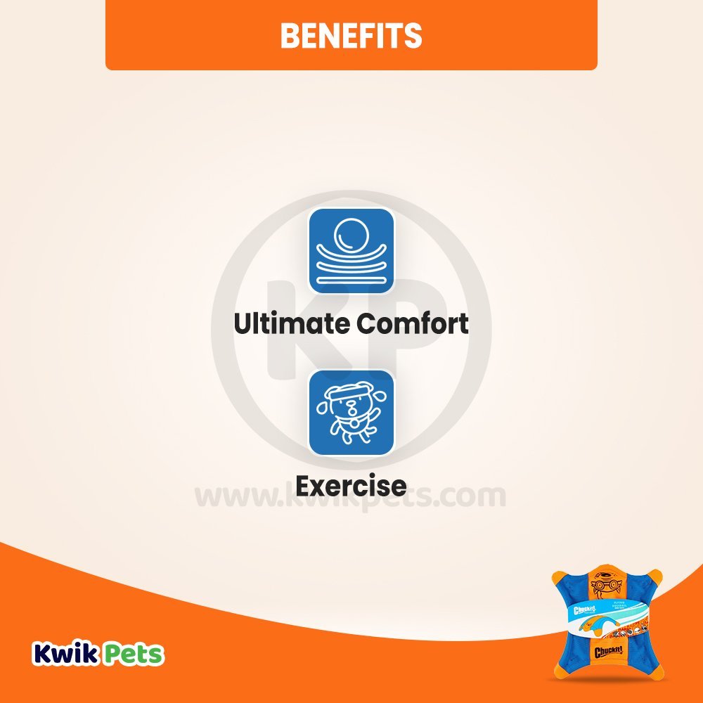 Chuckit! Flying Squirrel Dog Toy Assorted Large