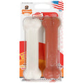 Nylabone Classic Power Chew Bacon & Chicken Flavor Durable Dog Toy Medium/Wolf - Up To 35 lbs 2 Count