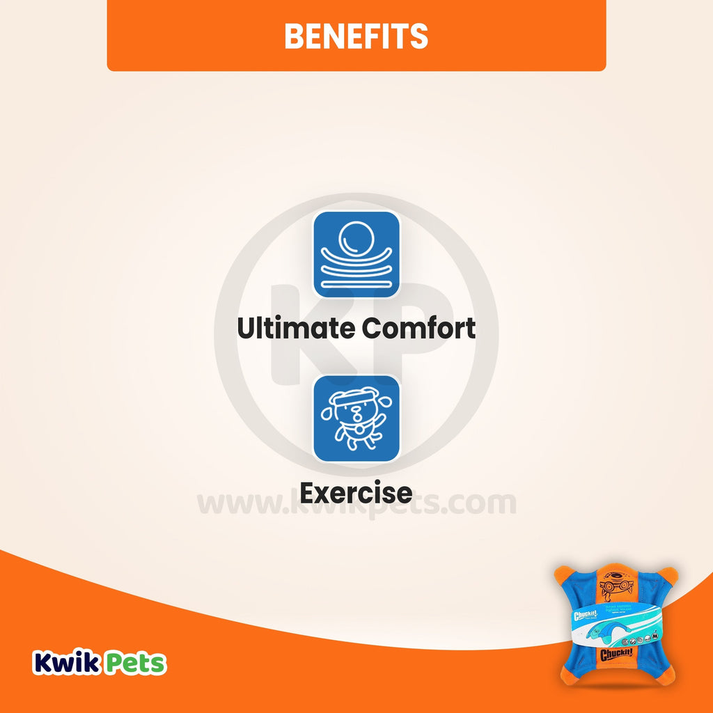 Chuckit! Flying Squirrel Dog Toy Assorted Medium