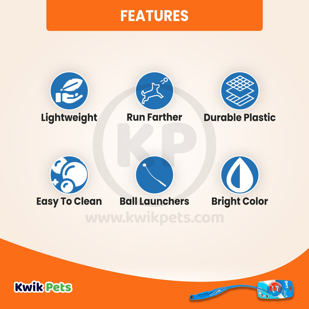 Chuckit! Sport Launcher Dog Toy Assorted Medium 18-in