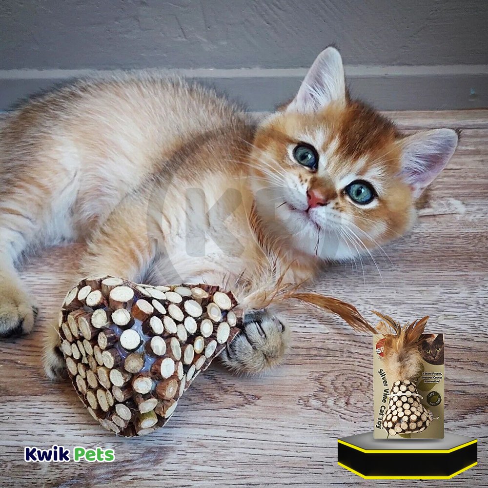 Spot Silver Vine Chunky Cat Toy Assorted Tan/Brown 6-in