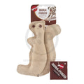 Spot Dura-Fused Leather & Jute Dog Toy Squirrel Tan Small