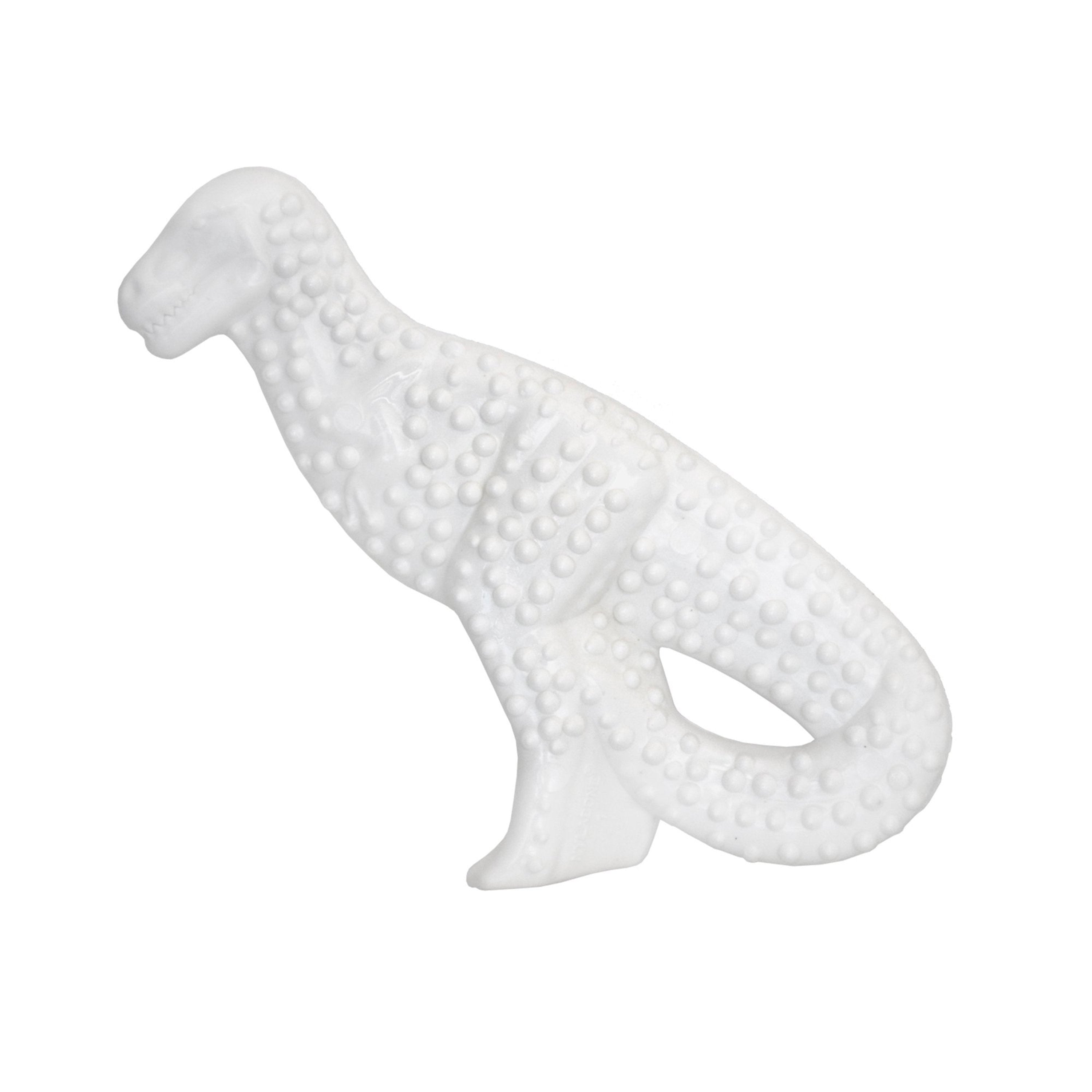 Nylabone Power Chew Dental Dinosaur Dog Toy Chicken White Small/Regular - Up To 25 Ibs