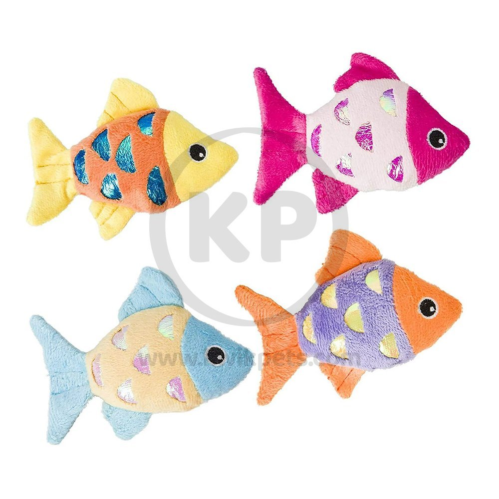 Spot Shimmer Glimmer Fish Catnip Toy Assorted