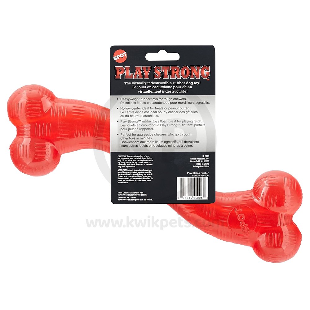 Spot Play Strong Dog Toy Stick 12-in
