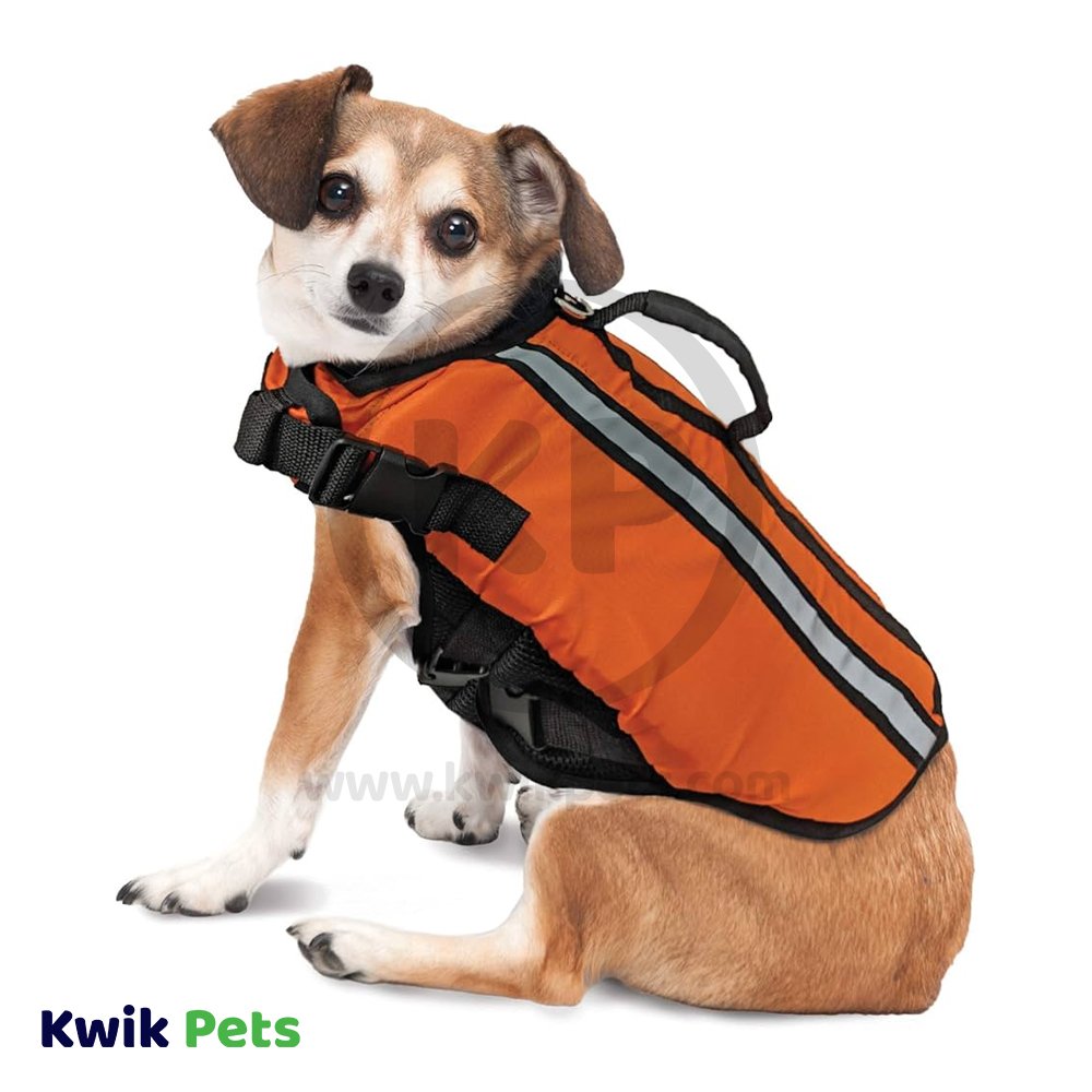 Fashion Pet Dog Life Vest Orange Large