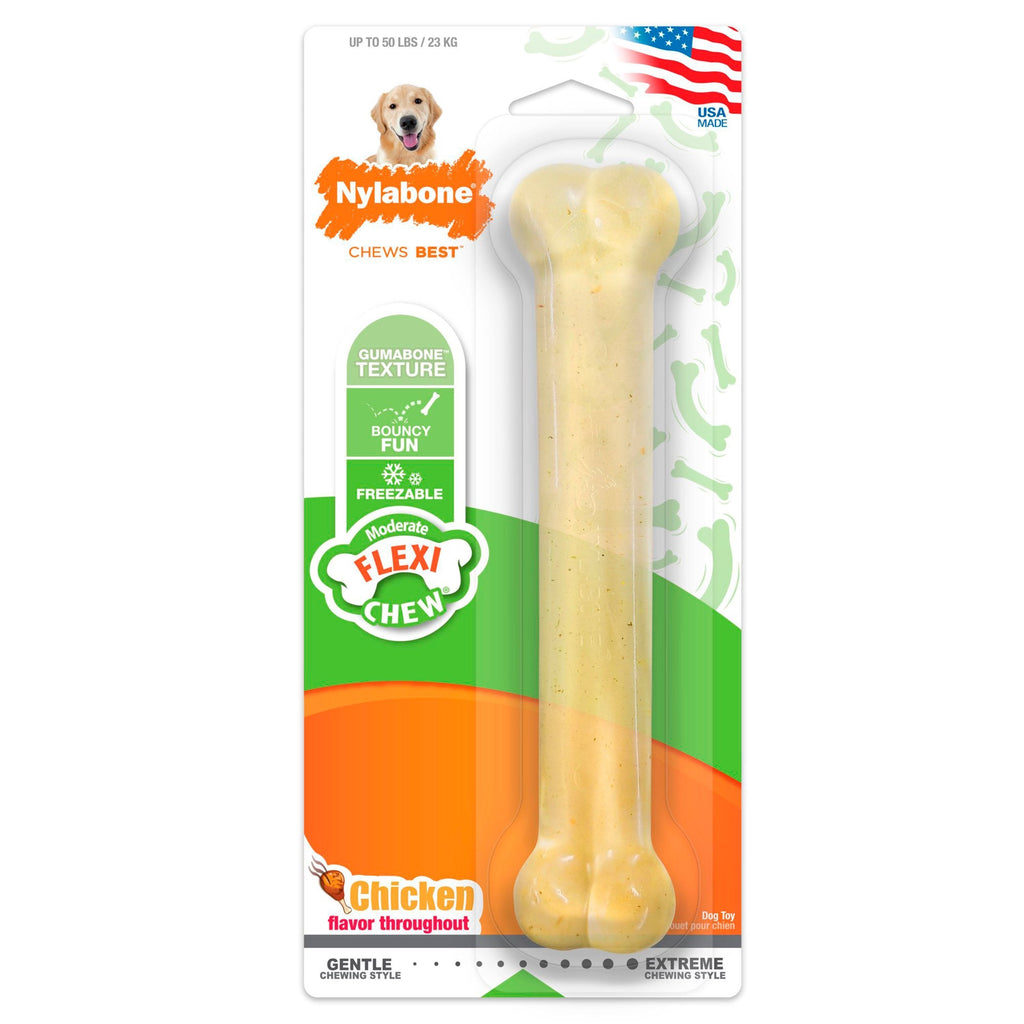 Nylabone Moderate Chew Dog Toy Chicken Large/Giant - Up To 50 lbs