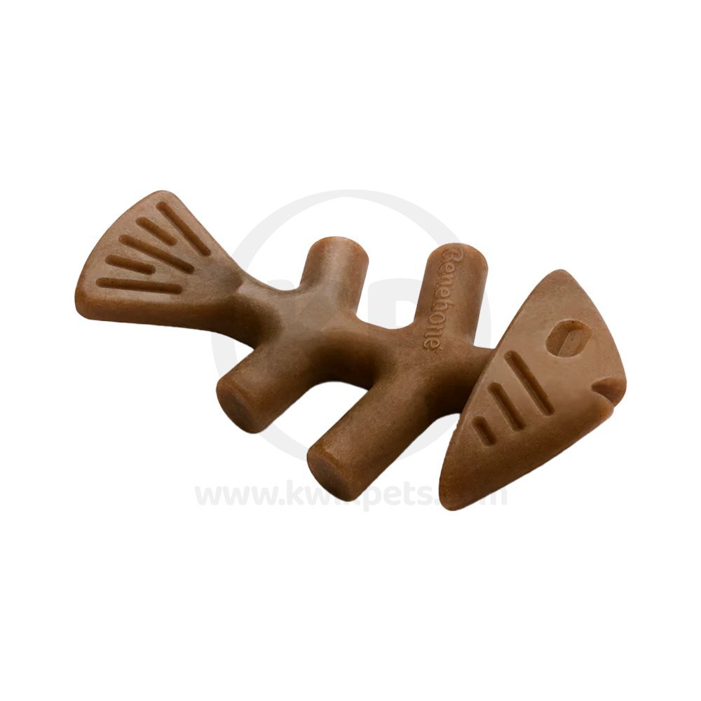 Benebone Jack Salmon Fishbone Dog Chew Toy Small