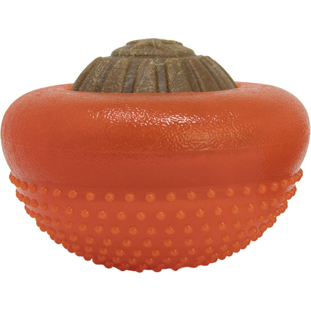 Starmark Bento Ball Dog Toy Orange Large