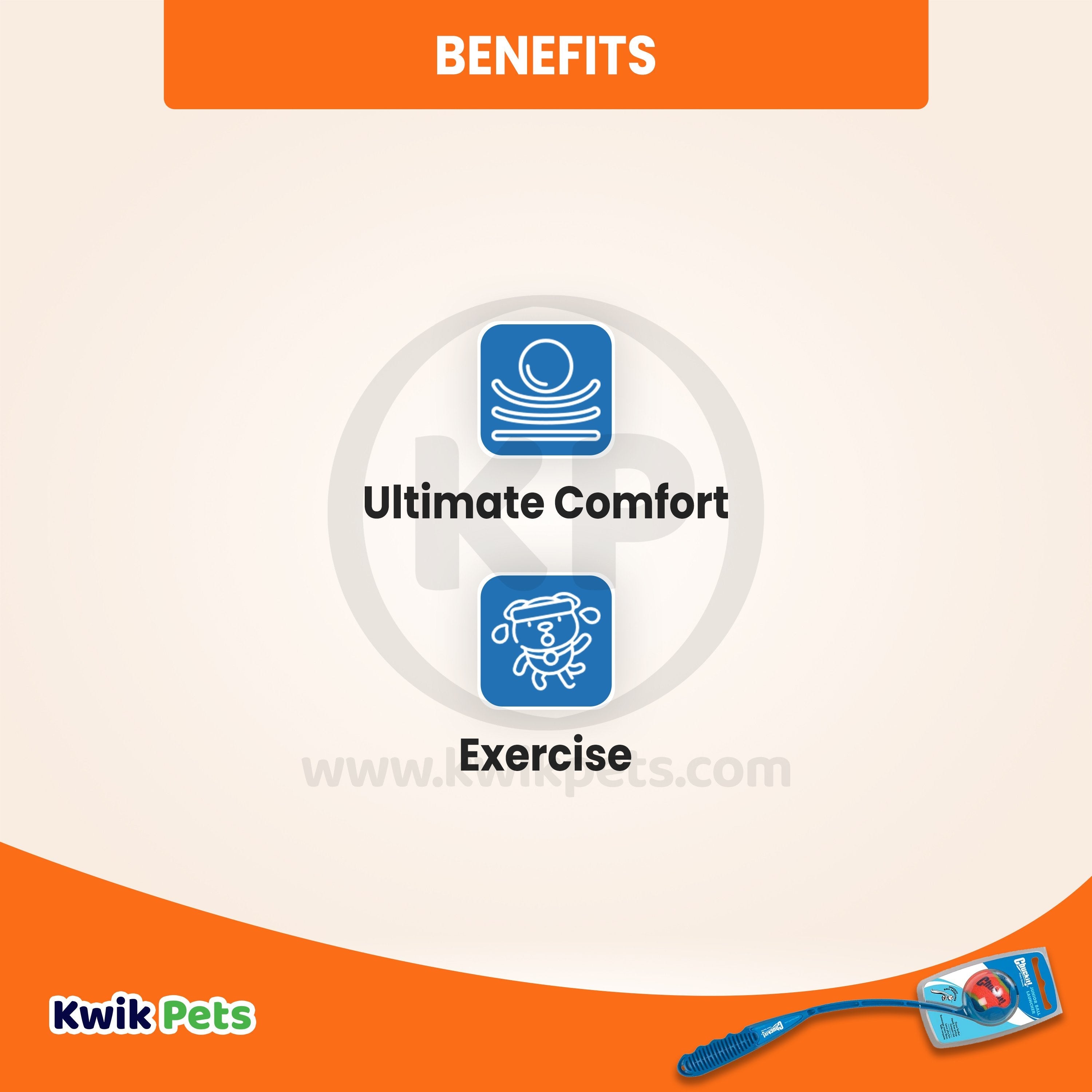 Chuckit! Junior Launcher Dog Toy Assorted Medium 18-in