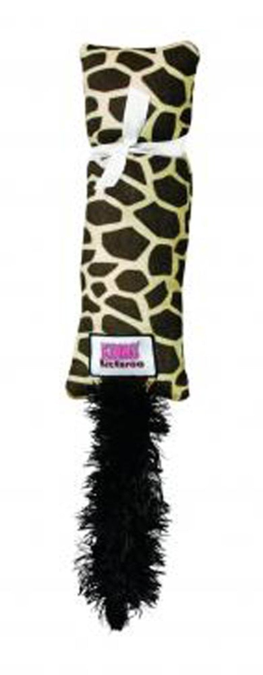 KONG Kickeroo Giraffe Pattern Plush Catnip Cat Toy Brown One Size