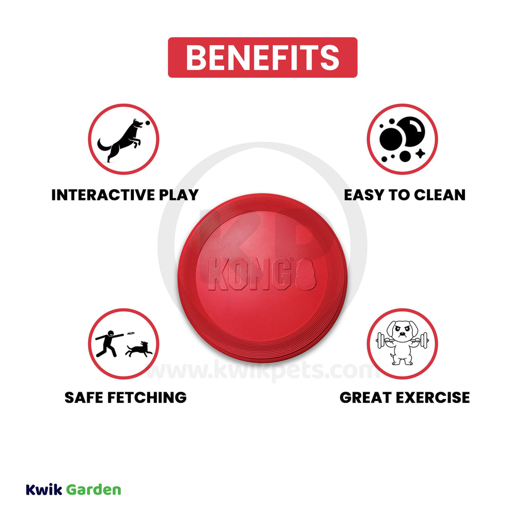 KONG Flyer Dog Toy Red Large