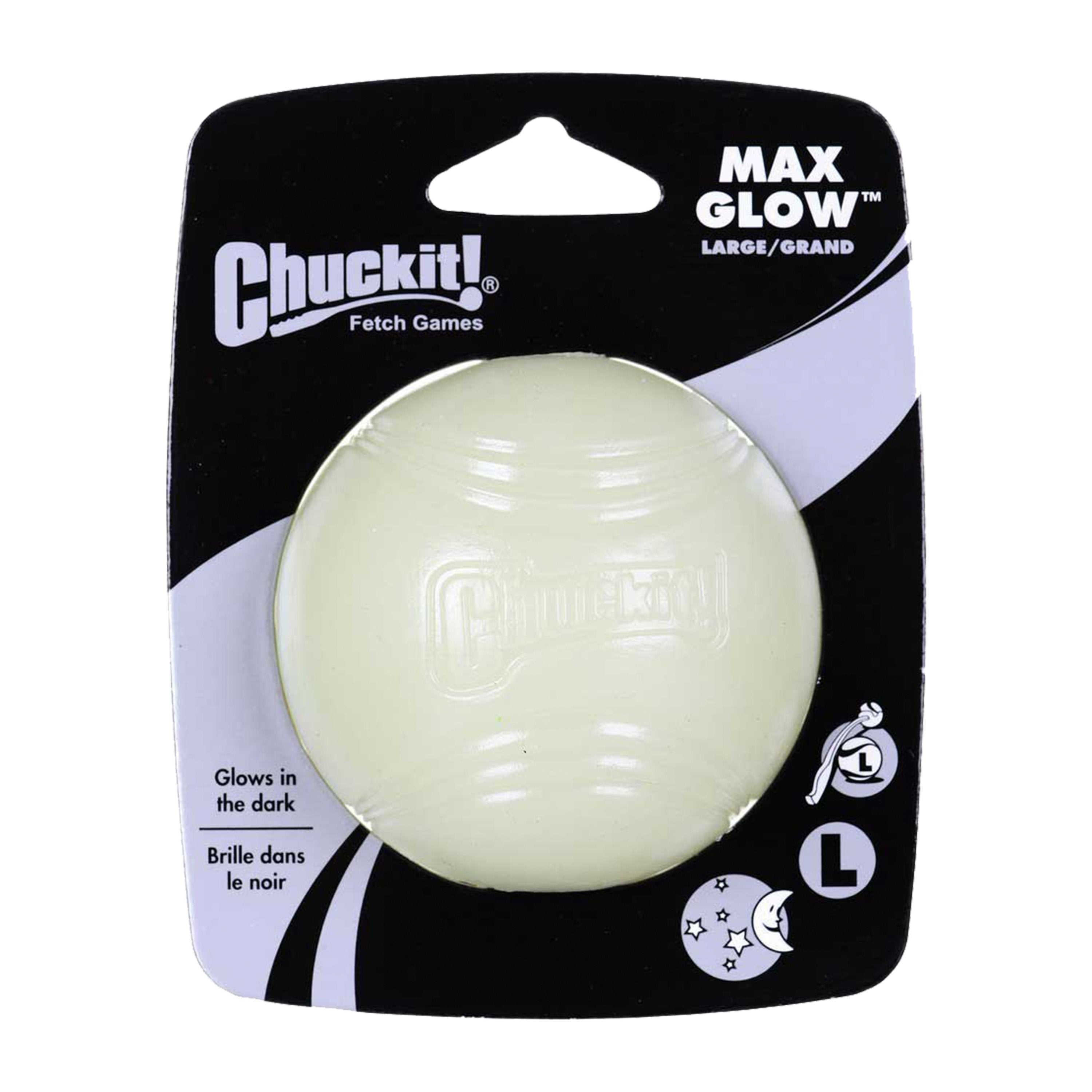 Chuckit! Max Glow Ball Dog Toy Large