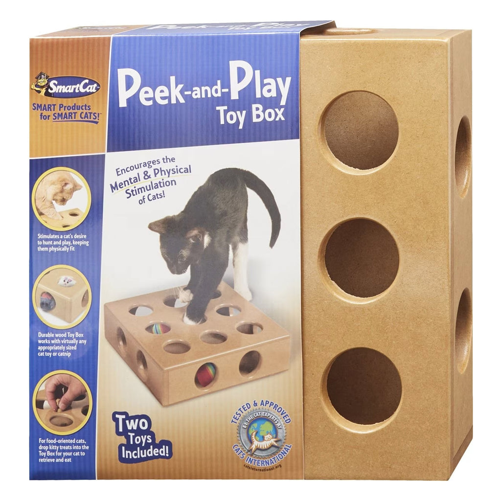 Pioneer Pet SmartCat Peek-and-Play Cat Toy Box