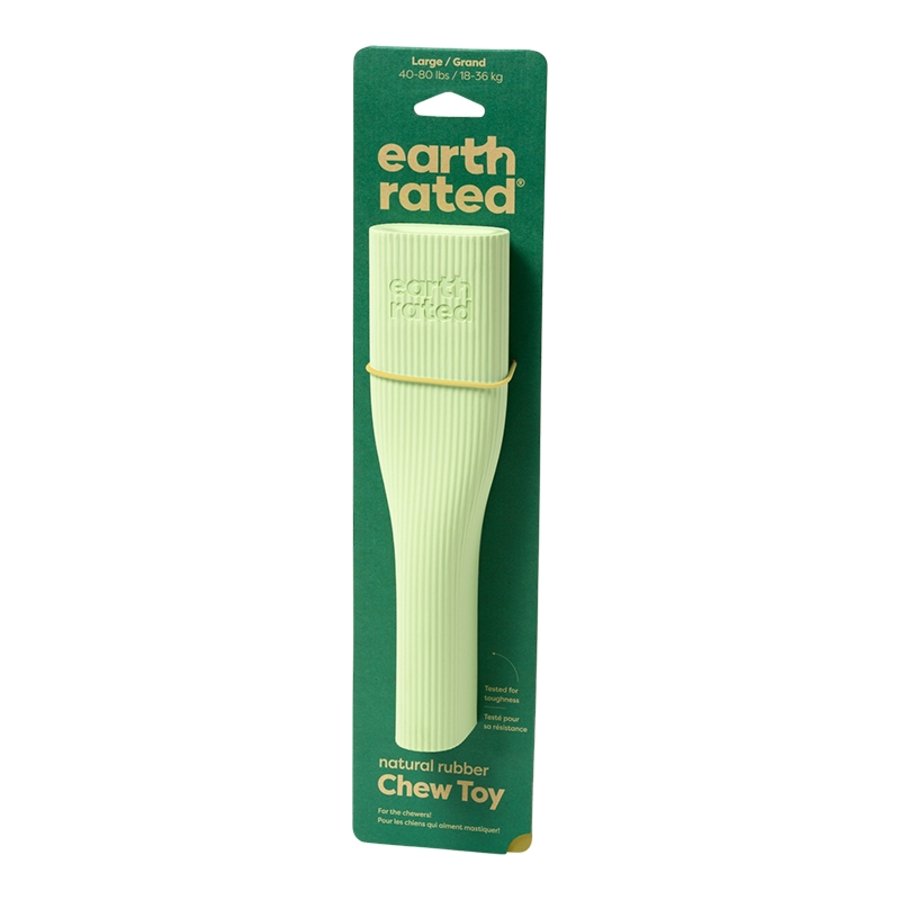 Earth Rated Natural Rubber Dog Chew & Enrichment Toy Green Large