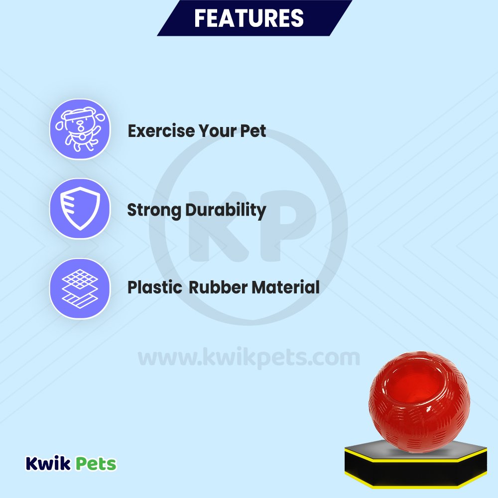 Spot Play Strong Ball Dog Toy Large 3.75-in