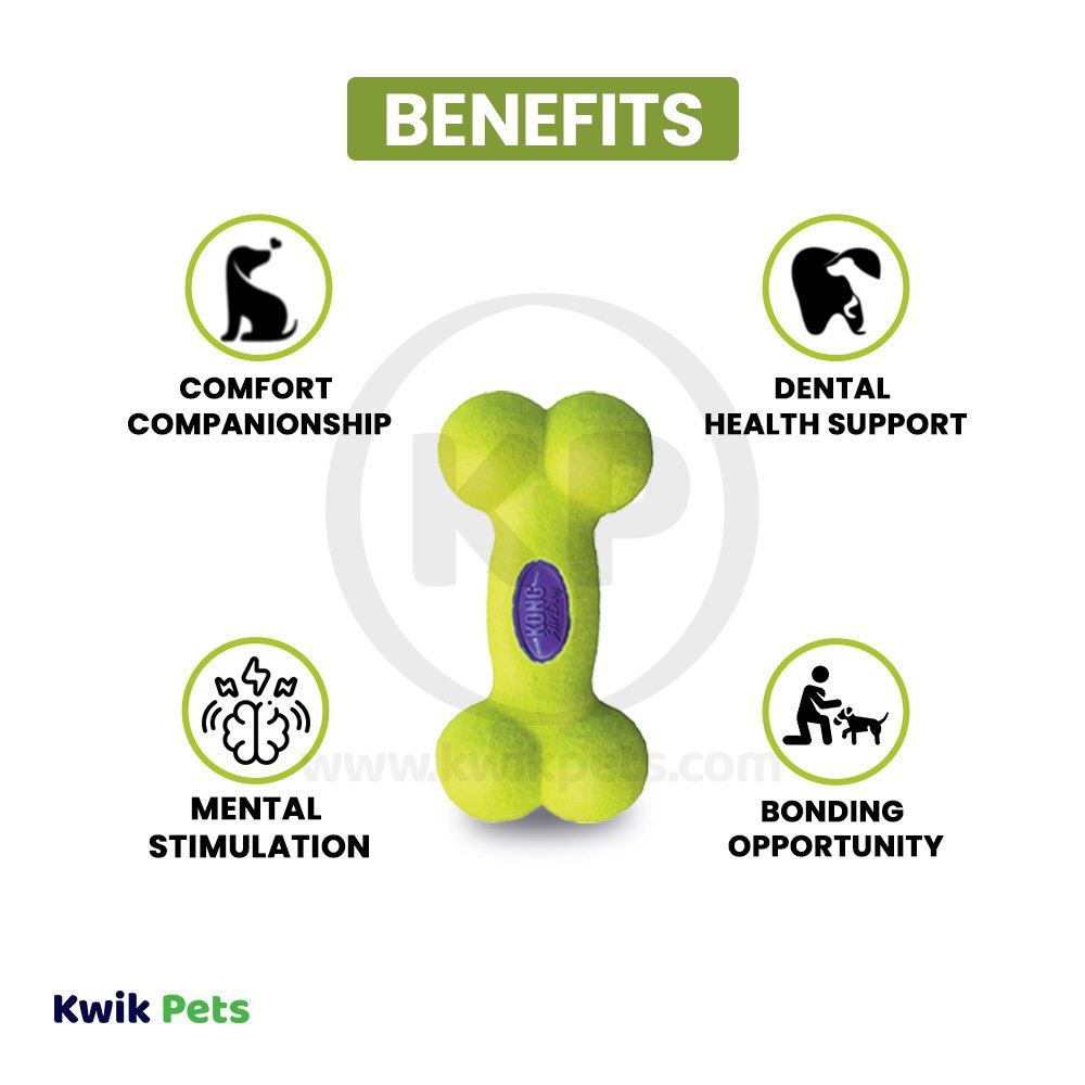 KONG Air Dog Squeaker Bone Dog Toy Medium