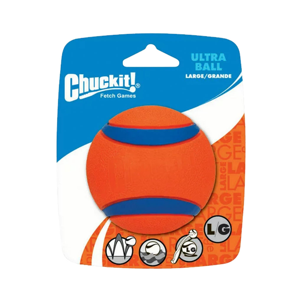 Chuckit! Ultra Ball Dog Toy Blue/Orange Large