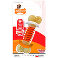 Nylabone PRO Action Dental Power Chew Durable Dog Toy Bacon Flavor Orange Medium/Wolf - Up To 35 lbs