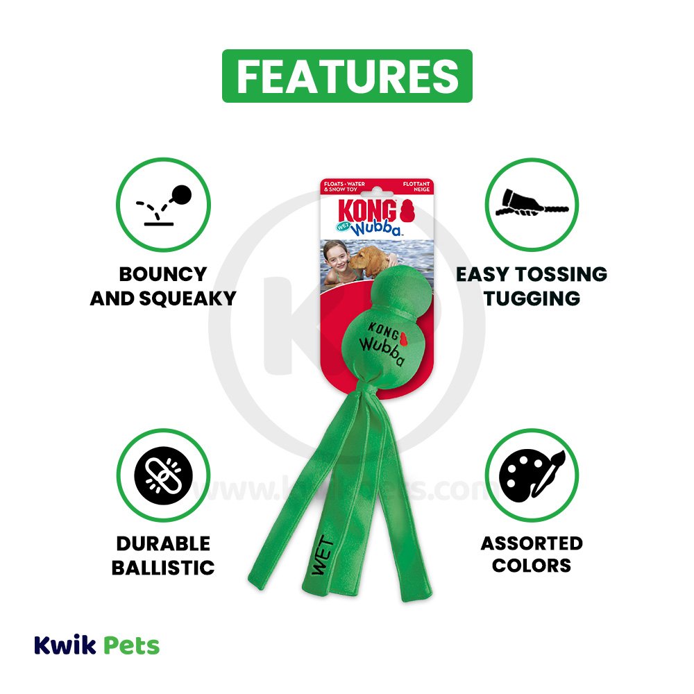 KONG Water Wubba Dog Toy Assorted XL