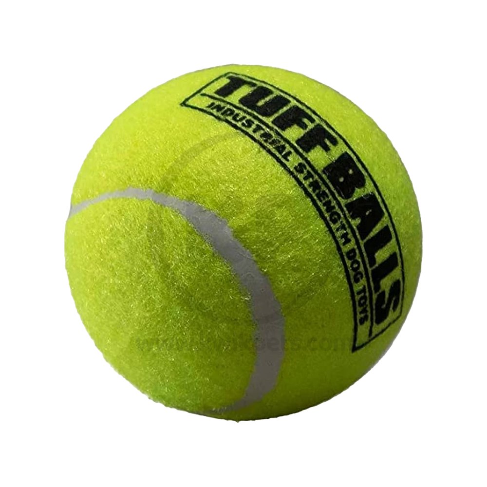Petsport USA Tuff Ball Dog Toy Yellow 1.8-in