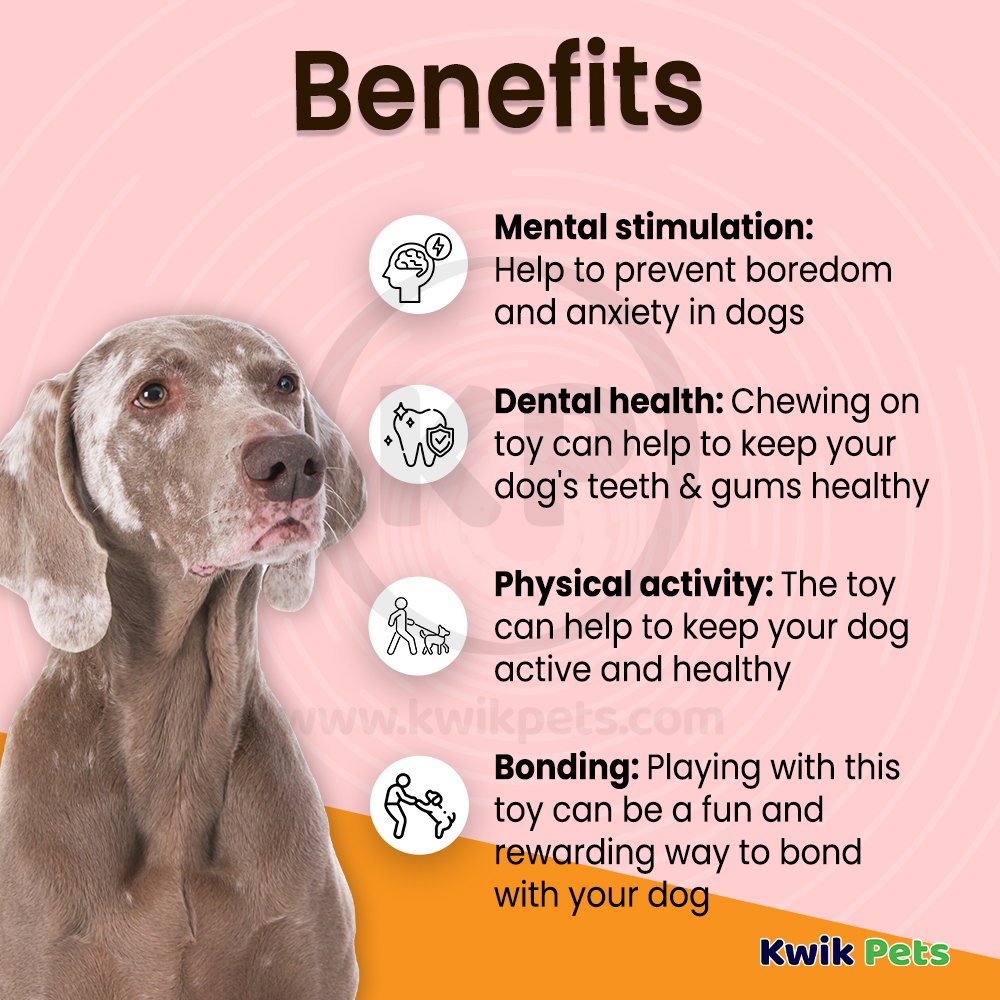 Nina Ottosson Tornado Interactive Dog Toy Blue & Yellow Large 11-in