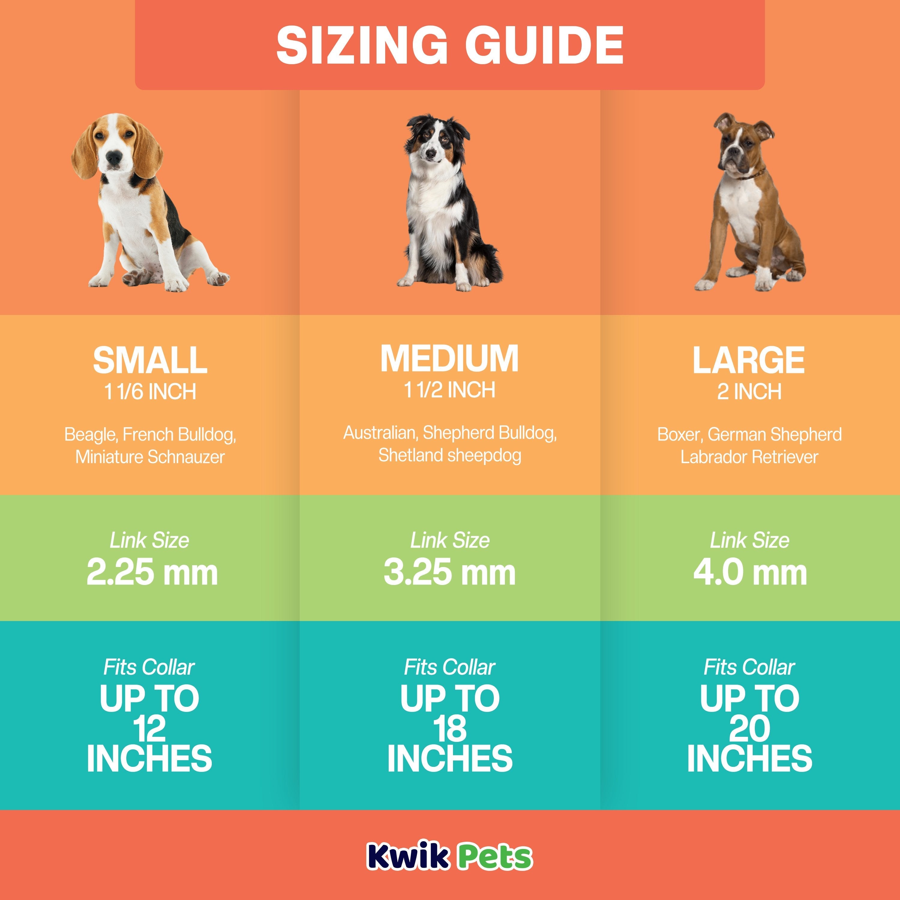 Herm Sprenger Stainless Steel Extra Links for Dog Prong Collar 2.25-mm