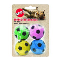 Spot Sponge Soccer Balls Cat Toy 4 Count