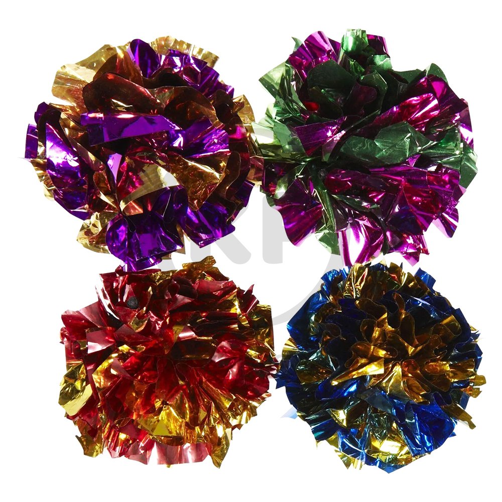 Spot Mylar Balls Cat Toy Multicolor 4 Count 1.5-in