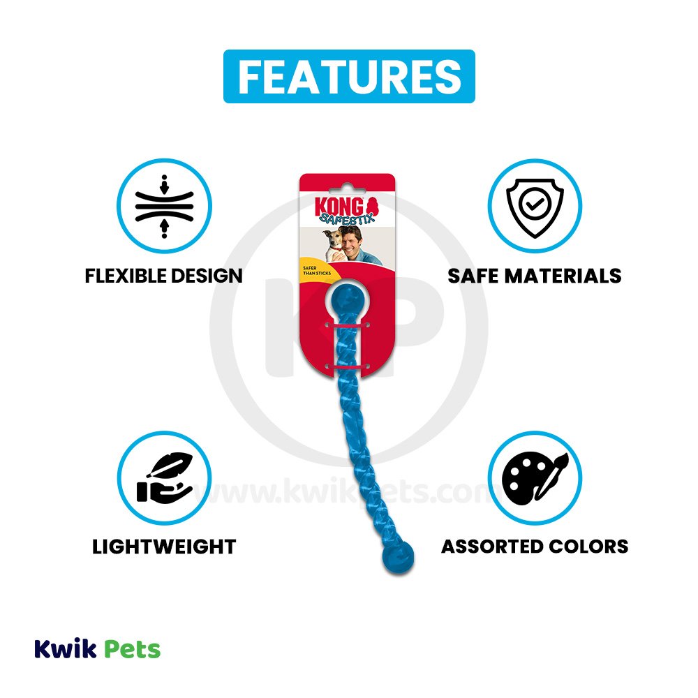 KONG Safestix Dog Toy Assorted Medium