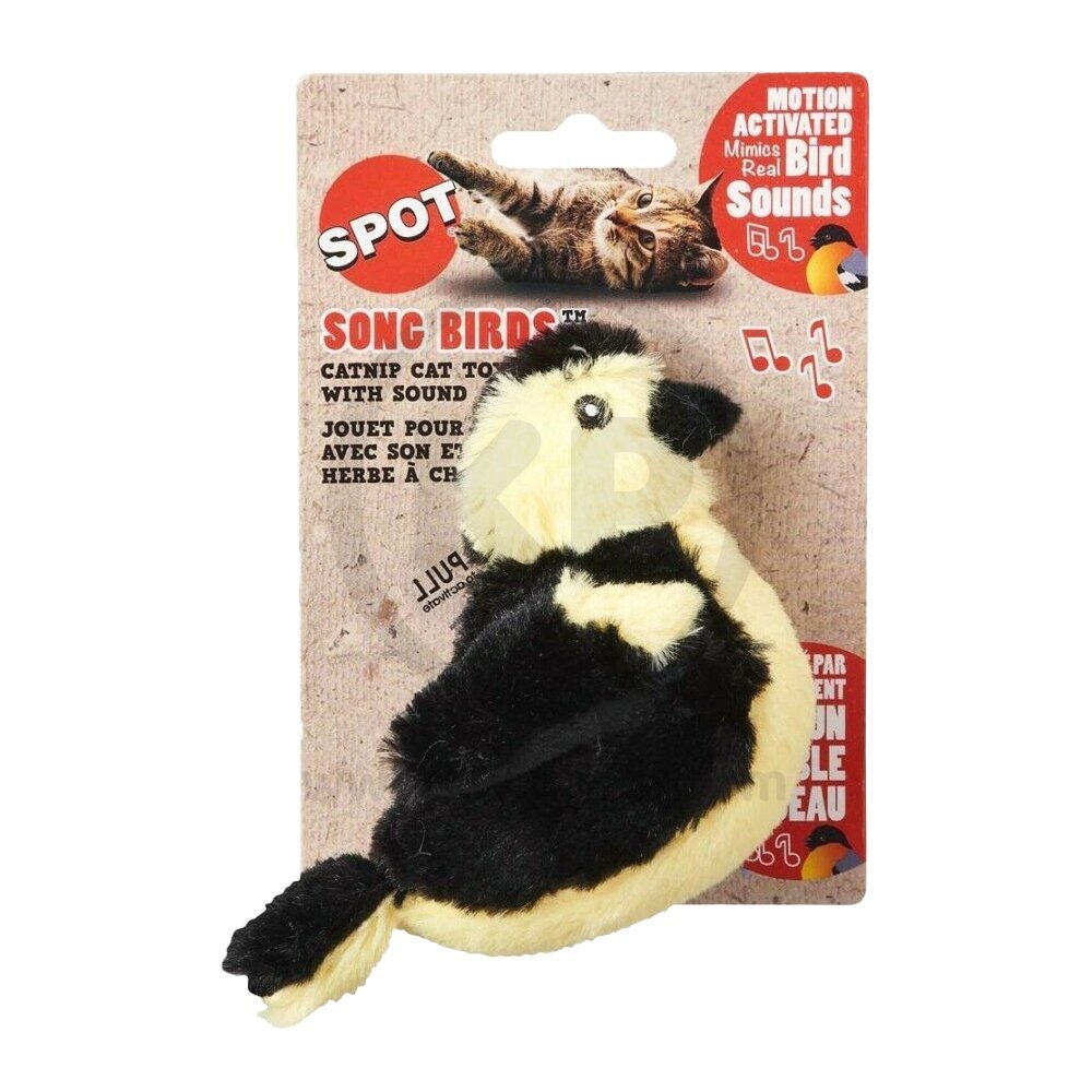 Spot Songbird Cat Toy with Catnip Assorted 5-in