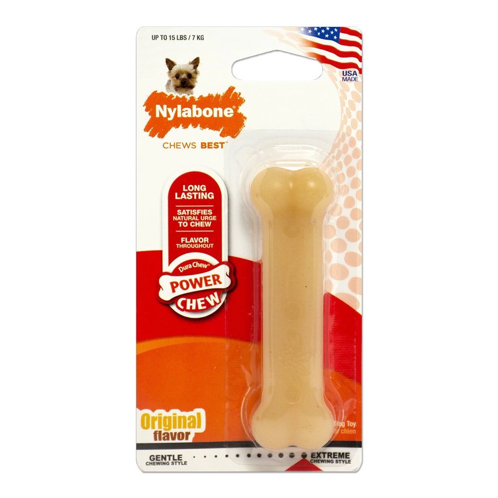 Nylabone Power Chew Dog Toy Original XS/Petite - Up To 15 lbs