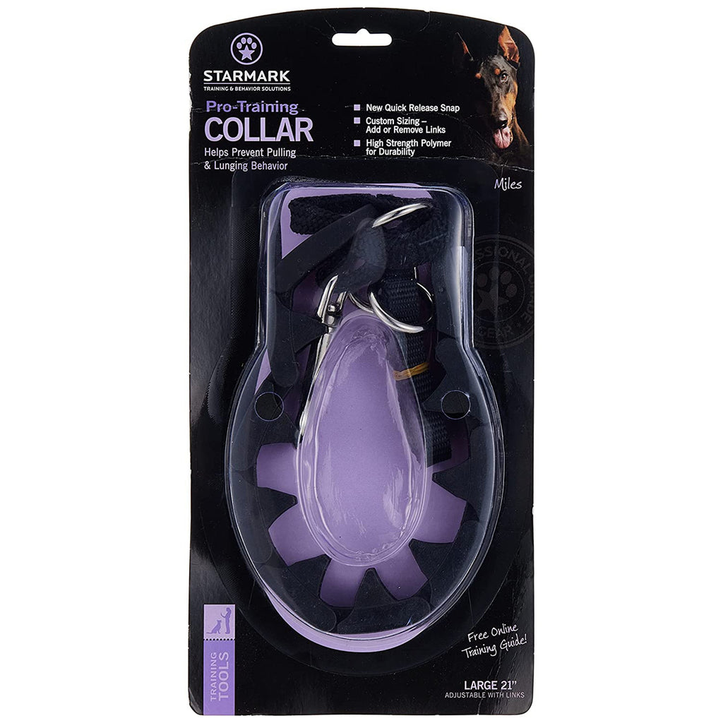 Starmark Pro-Training Dog Collar Black 21-in Large
